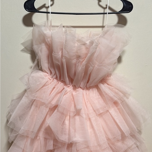 Francesca's Collections Soft Pink Dress - Picture 3 of 5